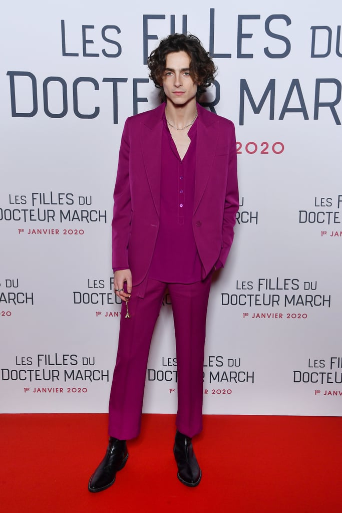 Timothée Chalamet at the Little Women Premiere in Paris