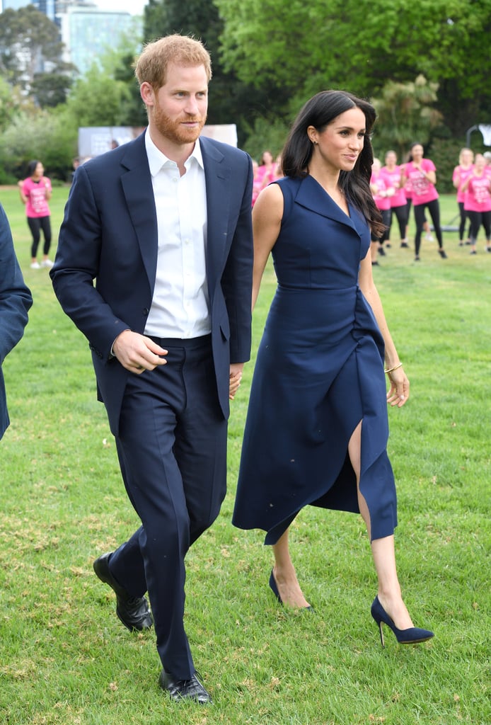 Meghan Markle Wears Dion Lee Dress October 2018