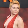 Florence Pugh Wears a Cutout Gown With a Dangerously Low Plunge