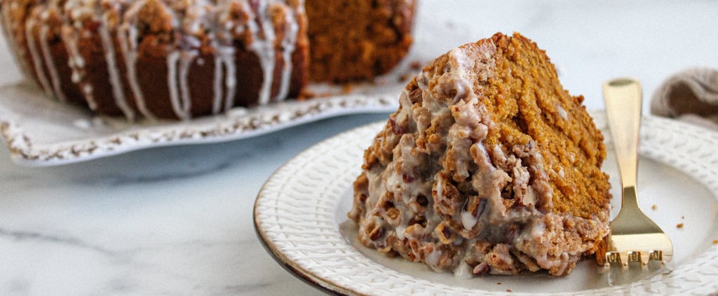 Pumpkin Crumb Cake With Cinnamon Pecan Crumble