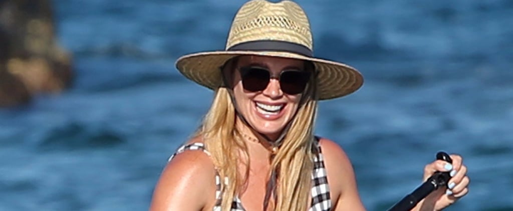 Hilary Duff Is All Smiles While on the Beach in Hawaii