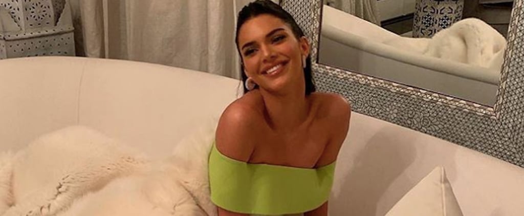 Kendall Jenner Green Christian Siriano Dress Christmas 2018