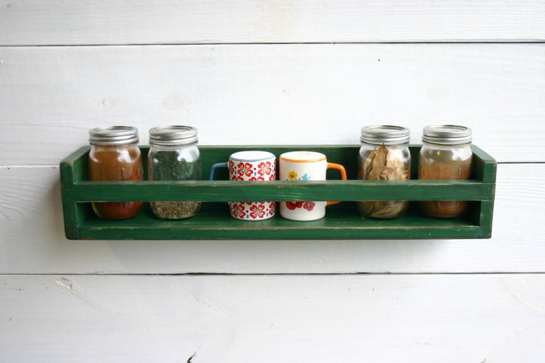 Wood shelf-Spice Rack