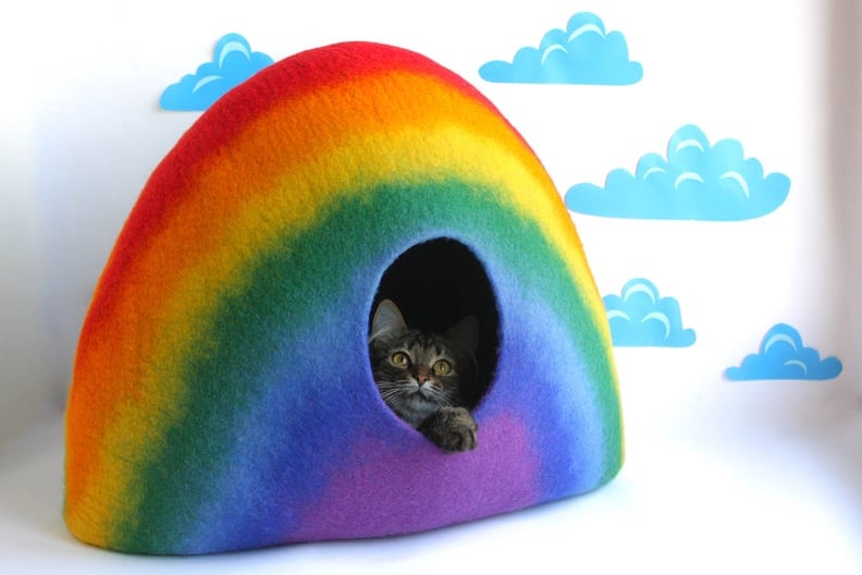 MeowFelt Rainbow Cat Bed