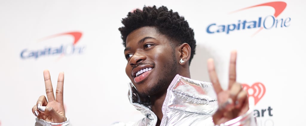 Lil Nas X's Green Chrome Nails on Instagram