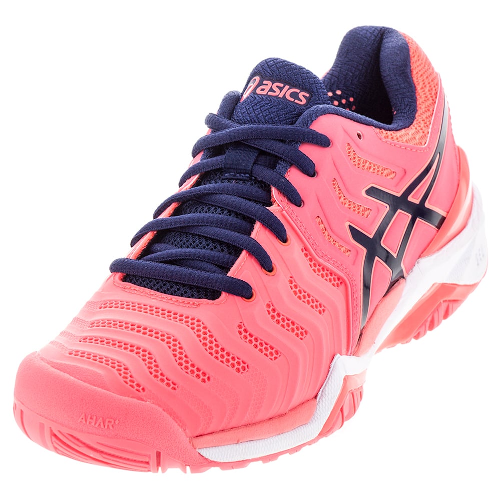 asics pink tennis shoes