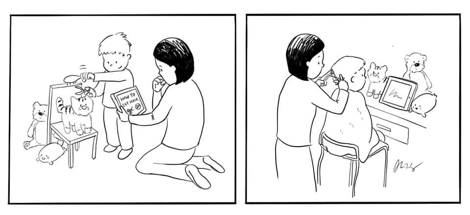 New Mom Comics Social Distancing With Family Cartoons