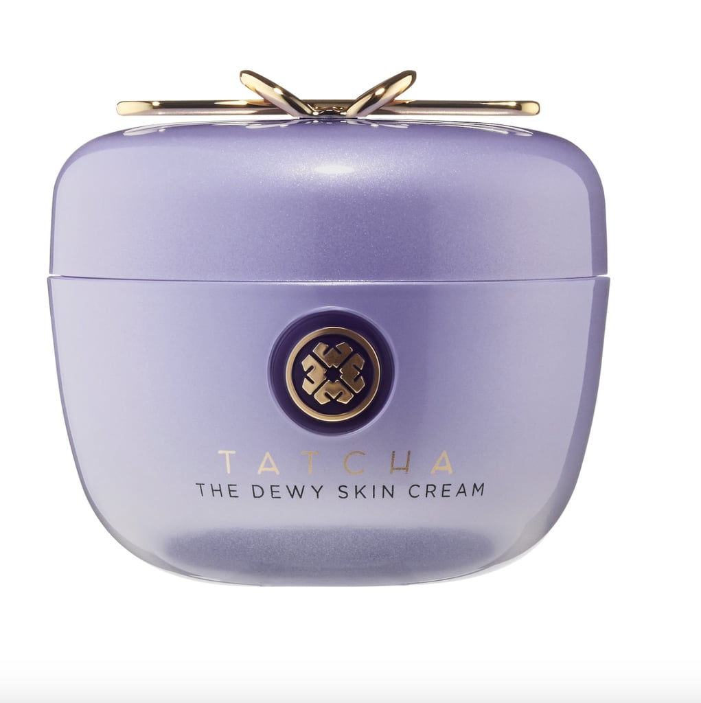 The Tatcha The Dewy Skin Cream Plumping & Hydrating Moisturiser ($68) is a soft and creamy formula made with a special ingredient that helps the skin trap water in order to stay soft and hydrated.
