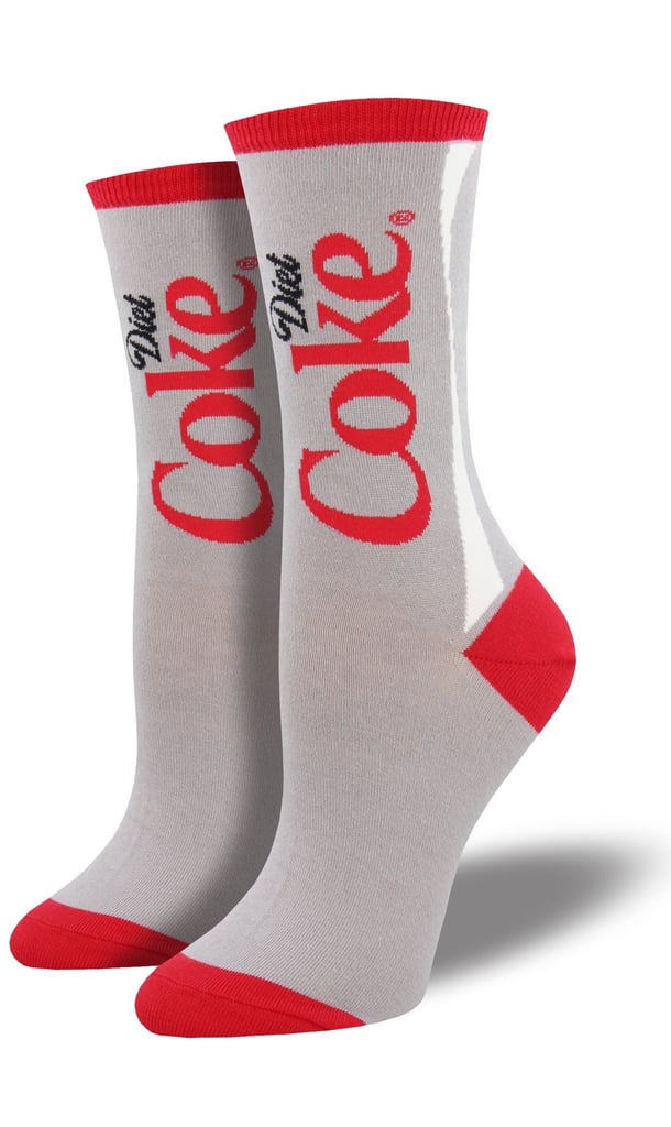 If Diet Coke is your caffeinated beverage of choice, these Diet Coke Women's Crew Socks ($9) are for you.