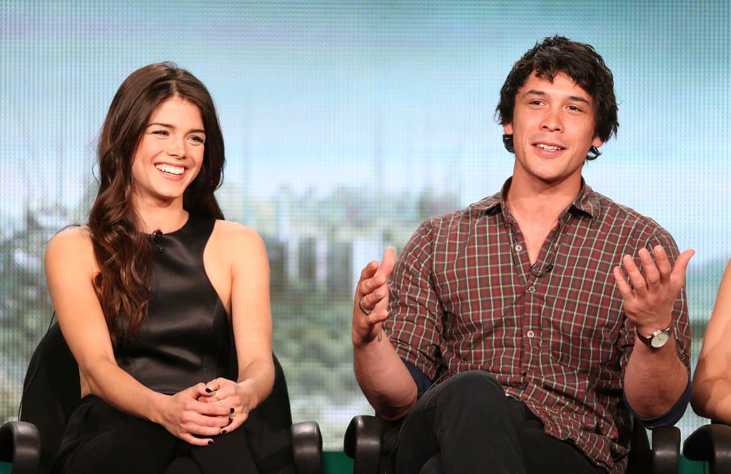 Marie Avgeropoulos and Bob Morley