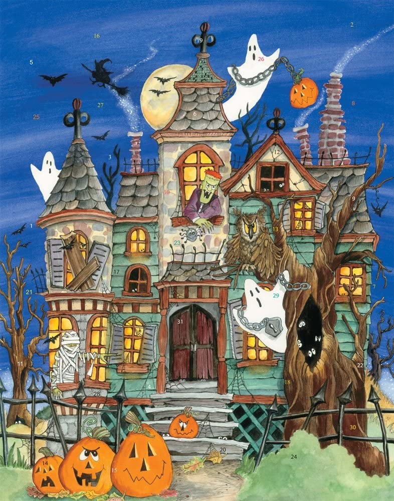 Haunted House Countdown Calendar