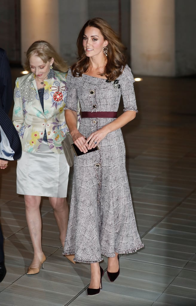 Kate Middleton Plaid Erdem Dress October 2018