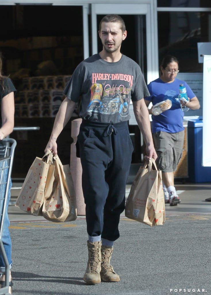 Shia LaBeouf Out in LA After Art Exhibition