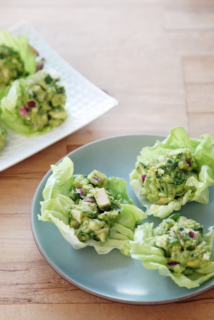 Guacamole Chicken Salad Lettuce Wraps