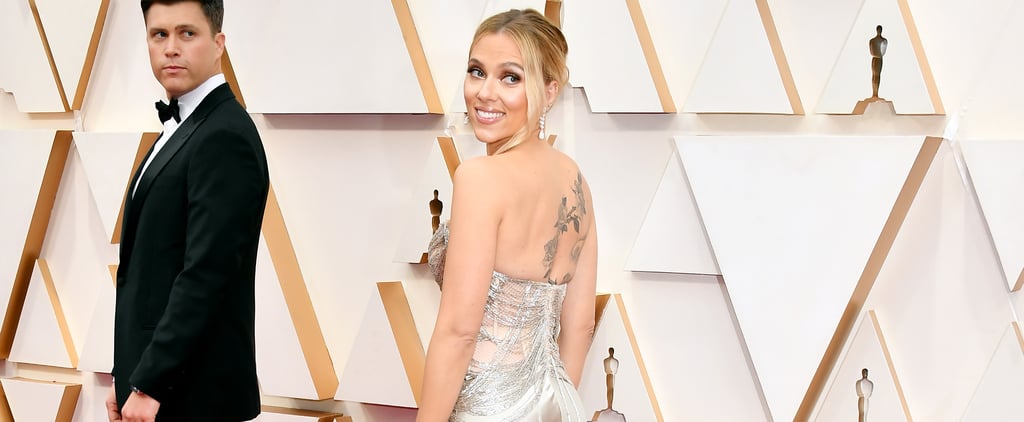 Scarlett Johansson's Silver Oscar de la Renta Oscars Dress