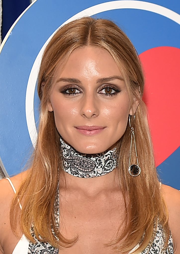 Olivia Palermo Wearing a Skinny Scarf July 2016