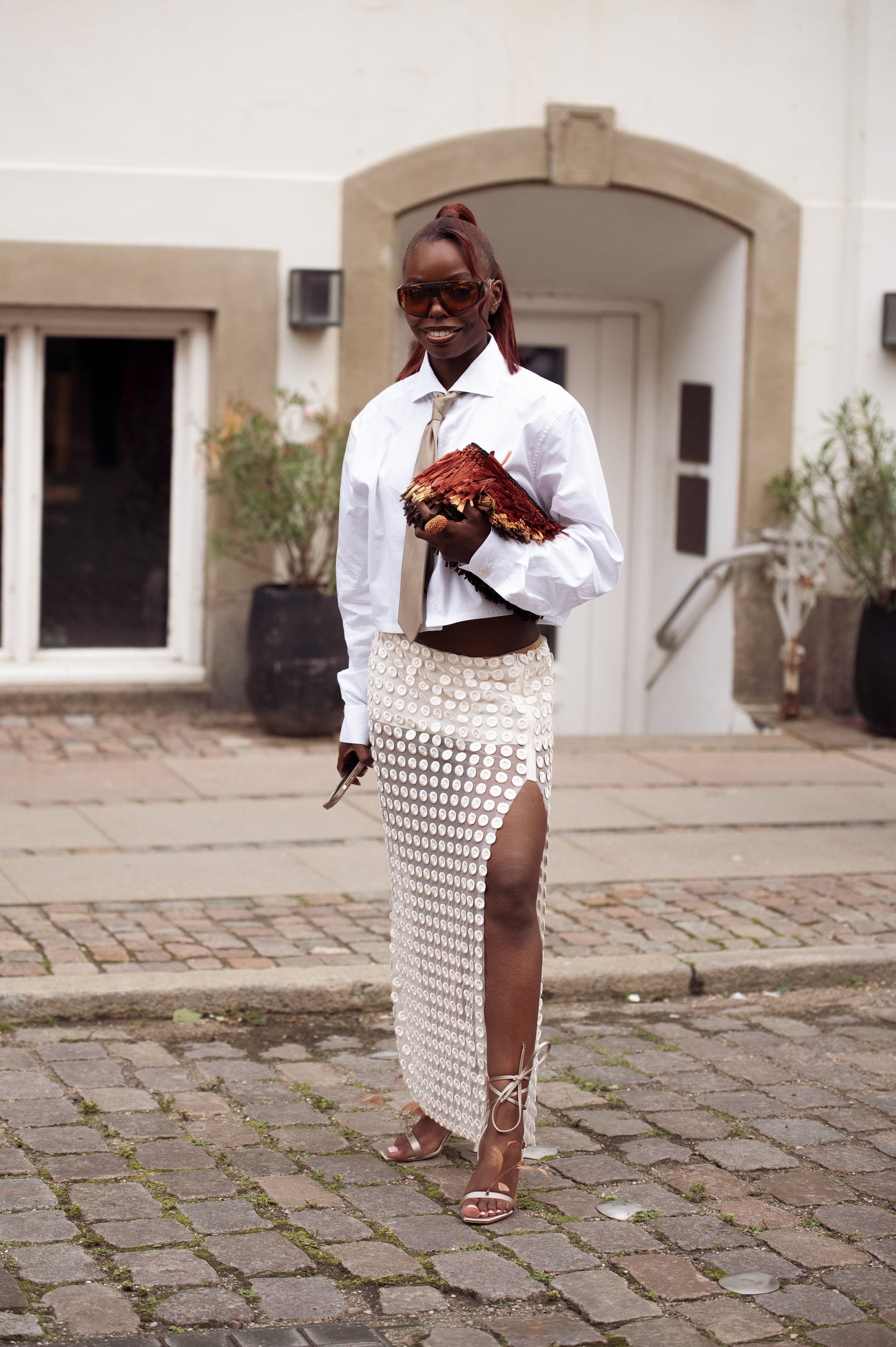 Crochet skirt store street style
