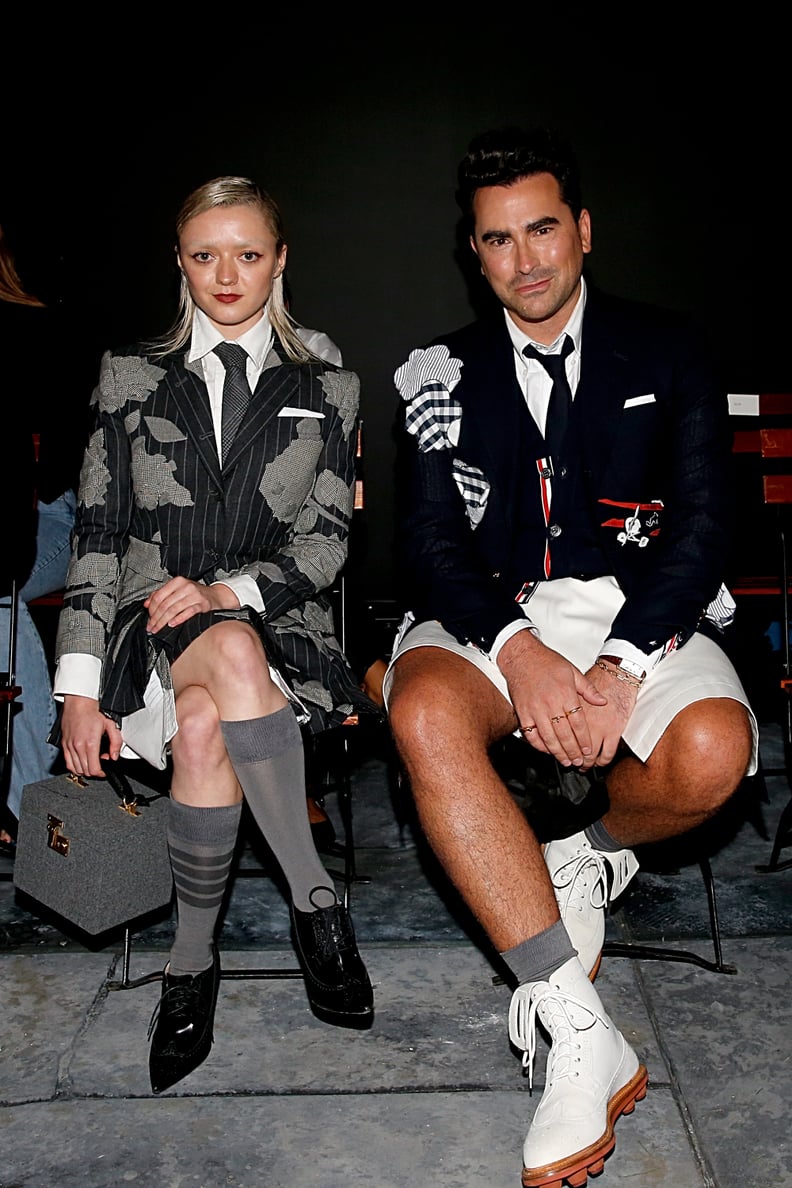 Dan Levy at the Thom Browne Spring 2022 Show