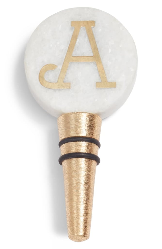 Nordstrom at Home Monogram Marble Bottle Stopper