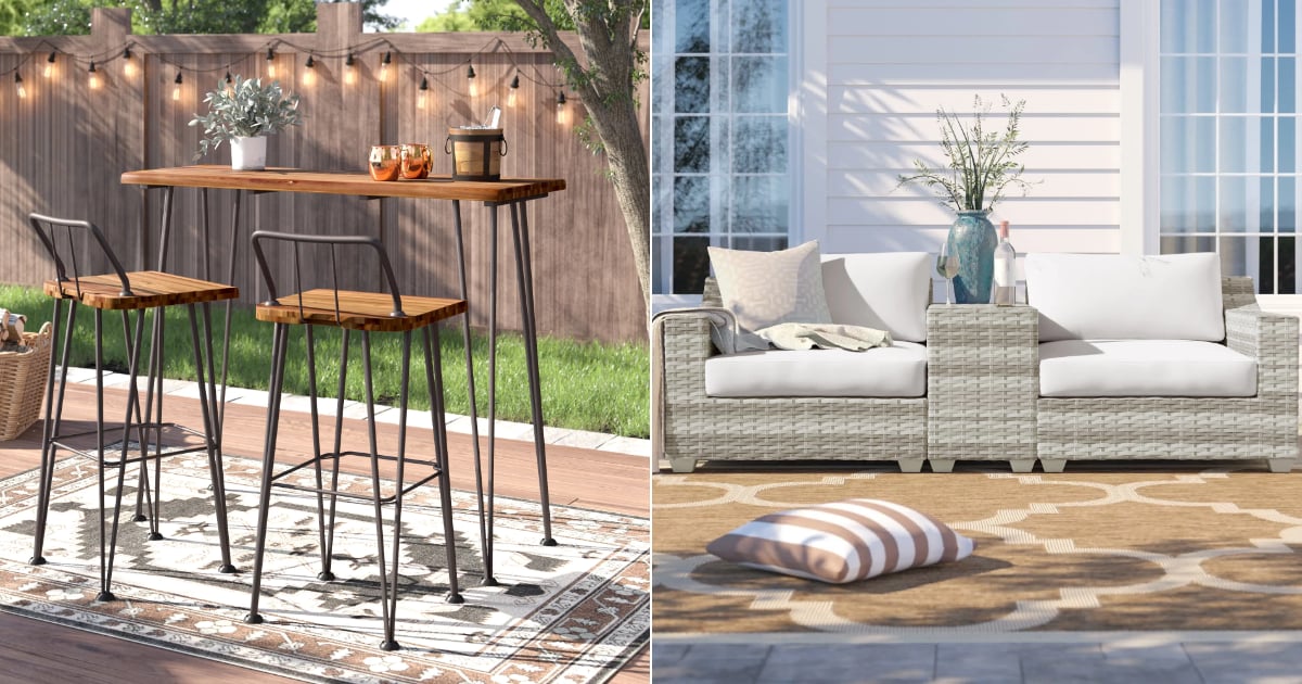 12 Space-Saving Outdoor Furniture Finds From Wayfair - With Picks Up to 69% Off