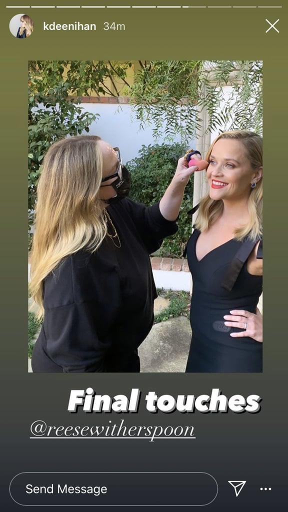 Reese Witherspoon's Hair and Makeup at Emmy Awards 2020