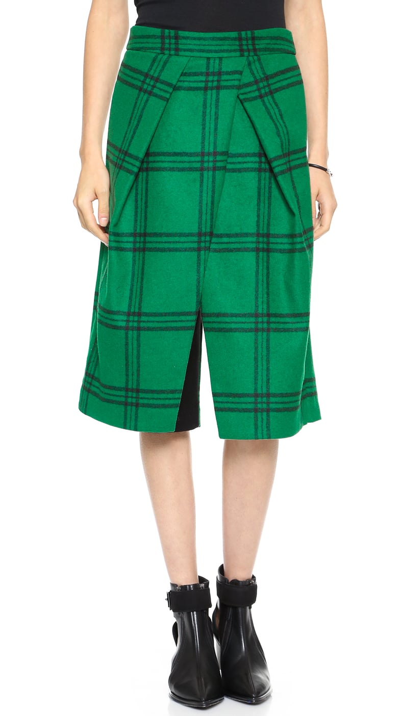 Tibi Plaid Culottes