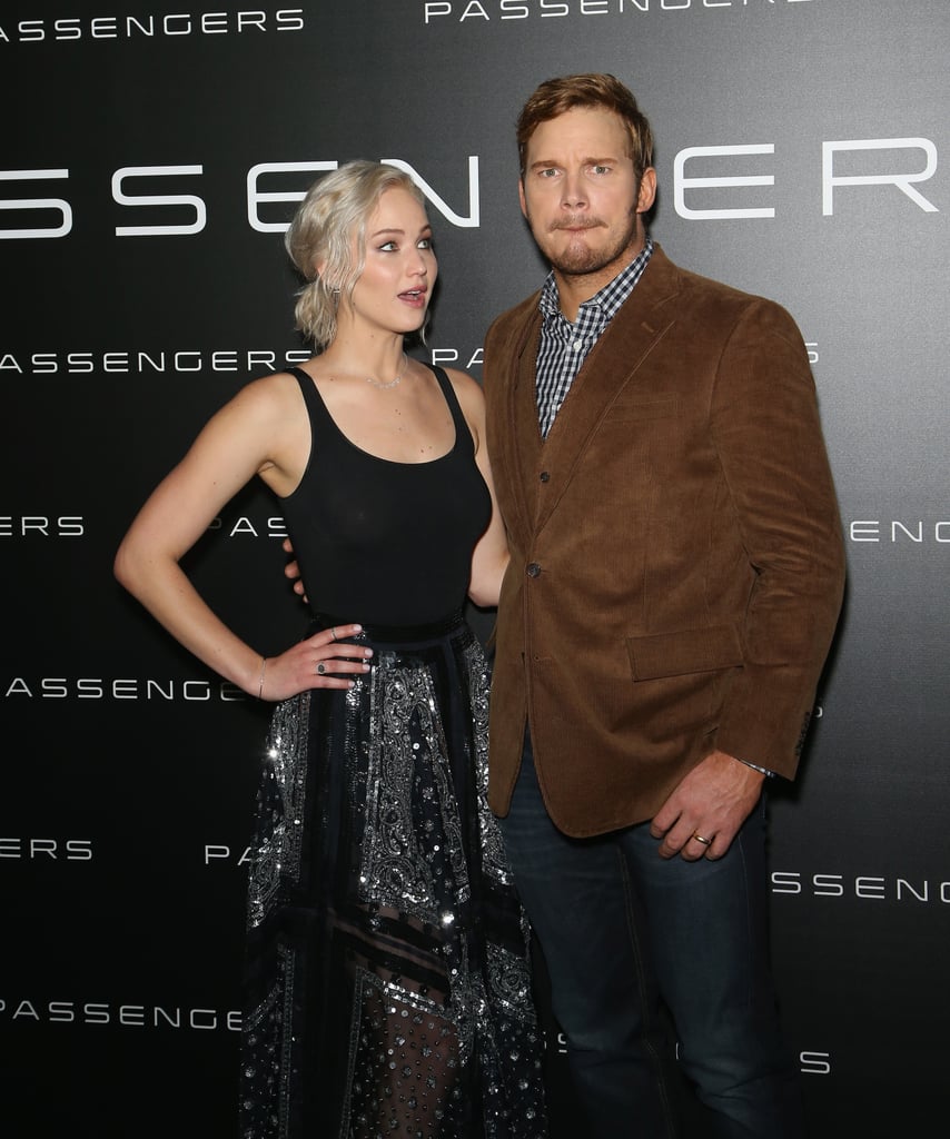 Jennifer Lawrence and Chris Pratt at CinemaCon 2016