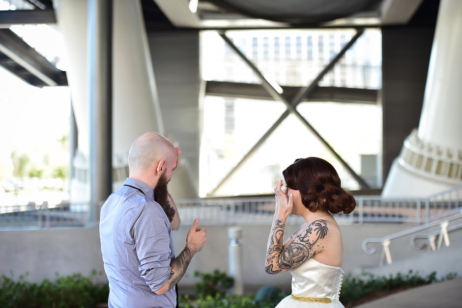 Tropical Las Vegas Wedding