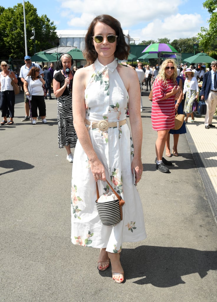 David Beckham and Claire Foy With Their Moms at Wimbledon