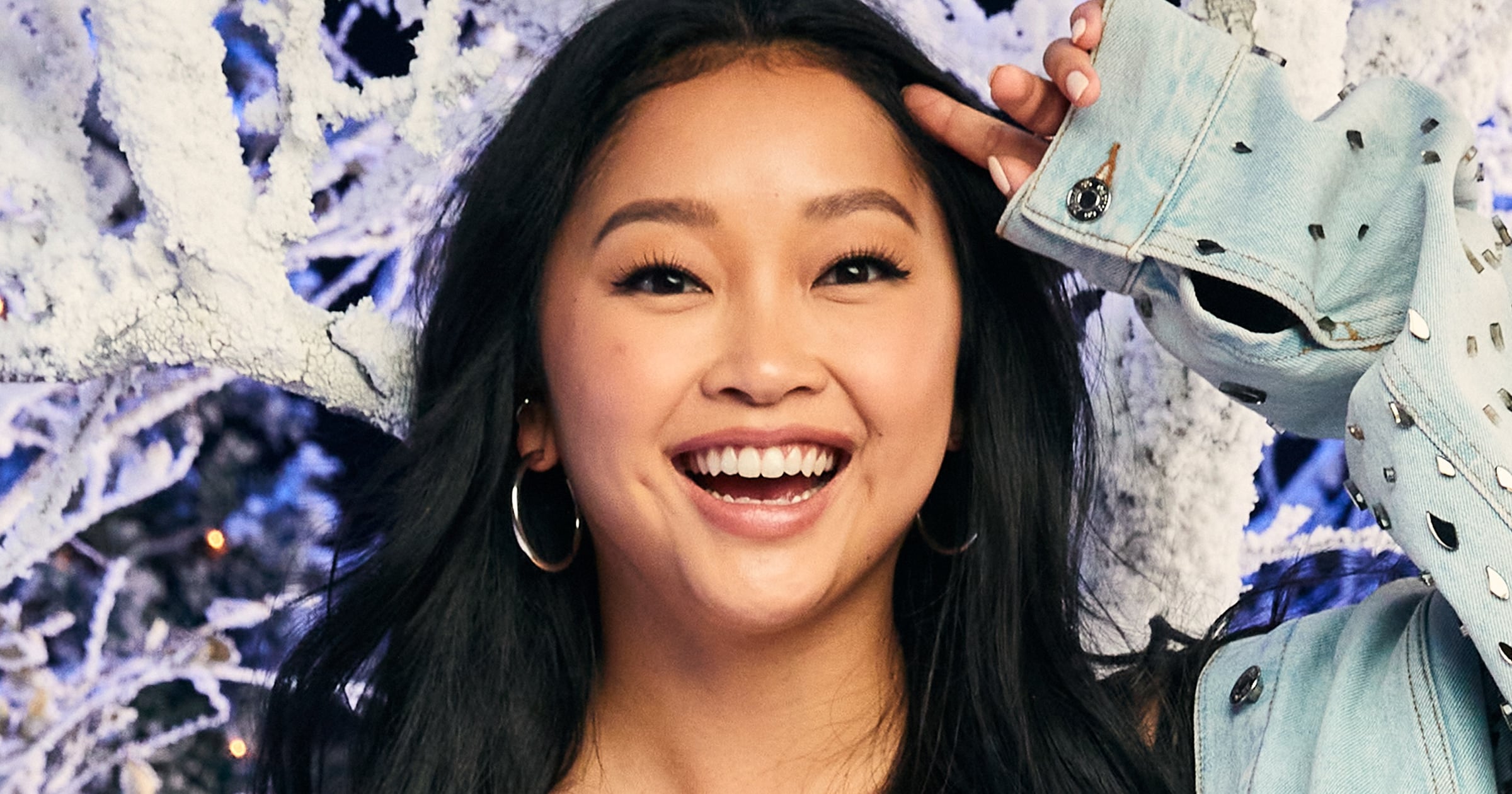 Lana Condor Debuts Pastel Pink Hair