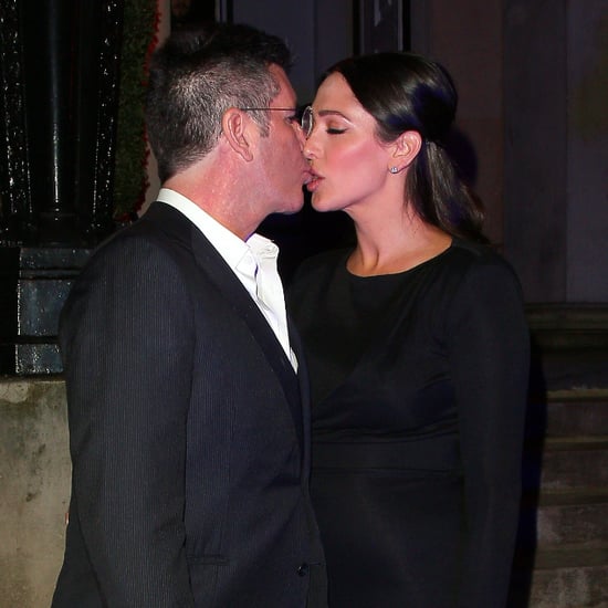 Simon Cowell and Lauren Silverman's First Postbaby Event PDA