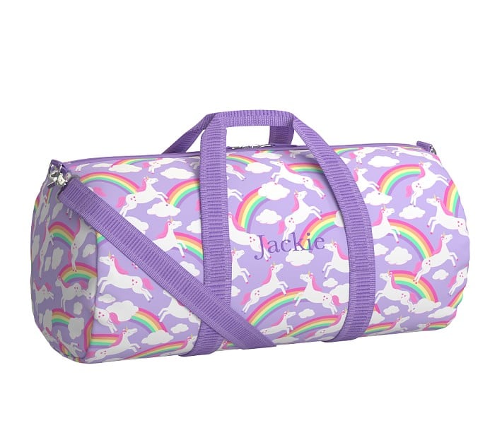 Pottery Barn Kids Large Duffle Unicorn 50 Magical Unicorn