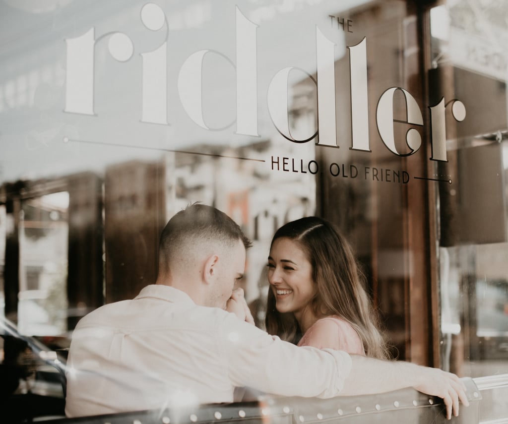 Champagne and Candy Engagement Shoot