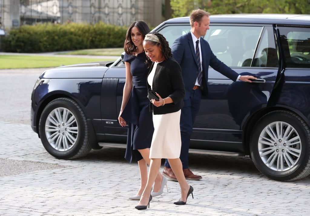 Meghan Markle and Doria Ragland Arriving at Cliveden House