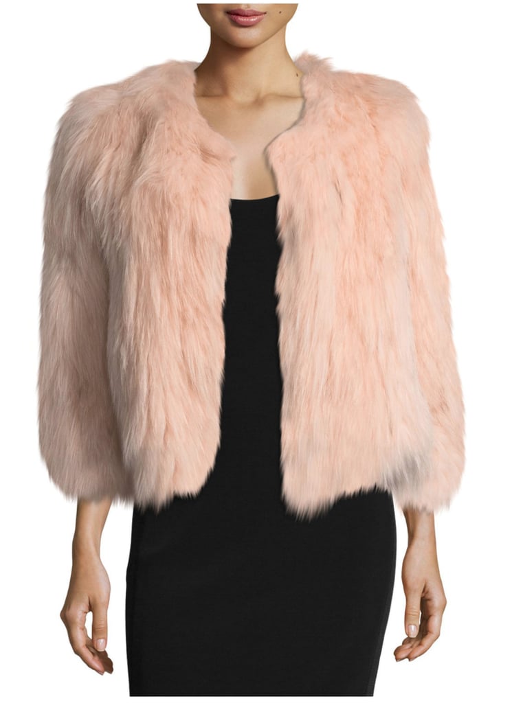 Belle Fare Silver Fox Short Bolero Coat