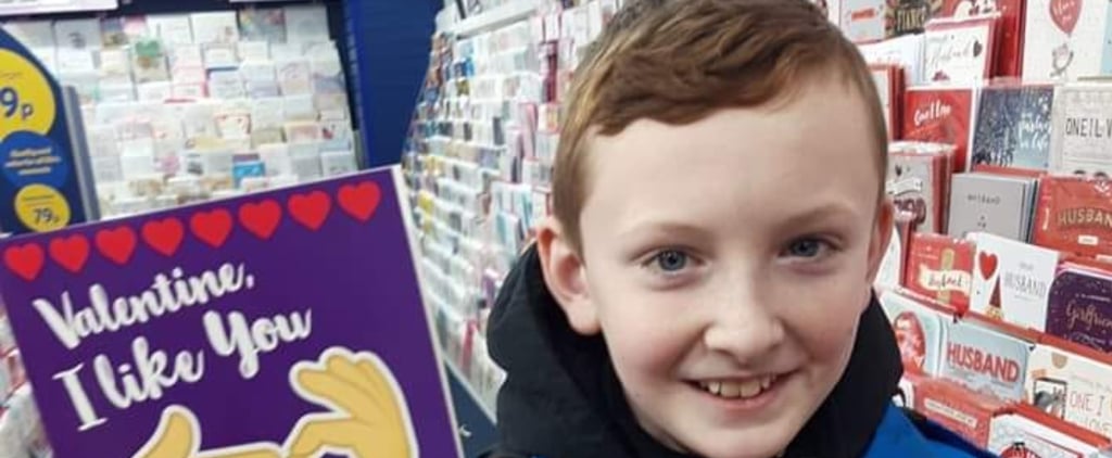 Boy Picks Out Inappropriate Valentine's Day Emoji Card