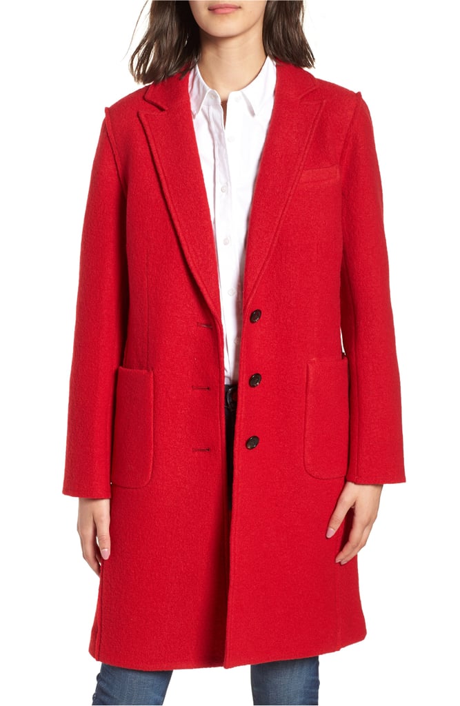 J.Crew Olga Boiled Wool Topcoat