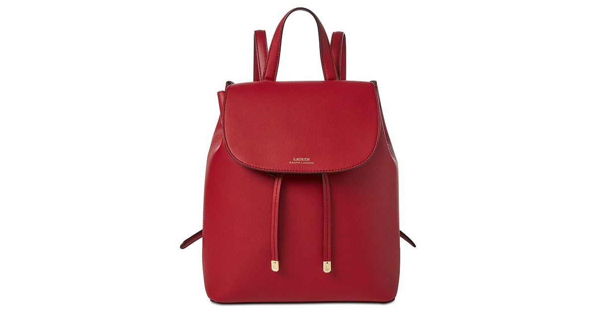 Lauren Ralph Lauren Dryden Flap Leather Backpack Whether You
