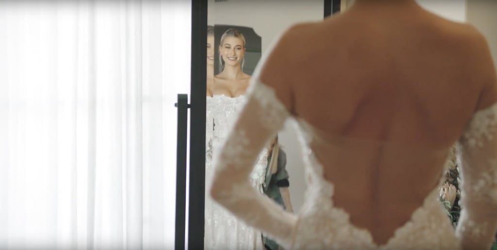 Watch Hailey Baldwin's Final Wedding Dress Fitting Video