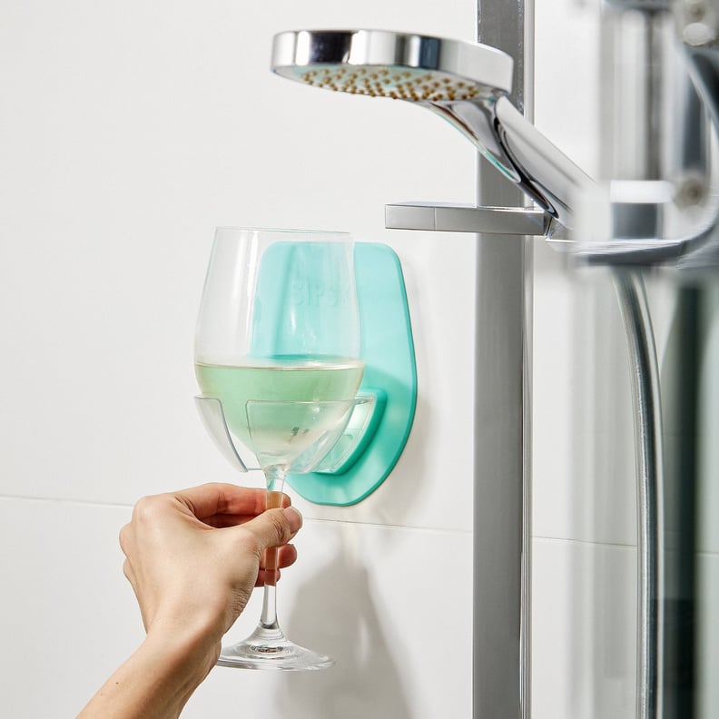 For the One Who Loves a Relaxing Drink: Sipski Wine Holder Seafoam