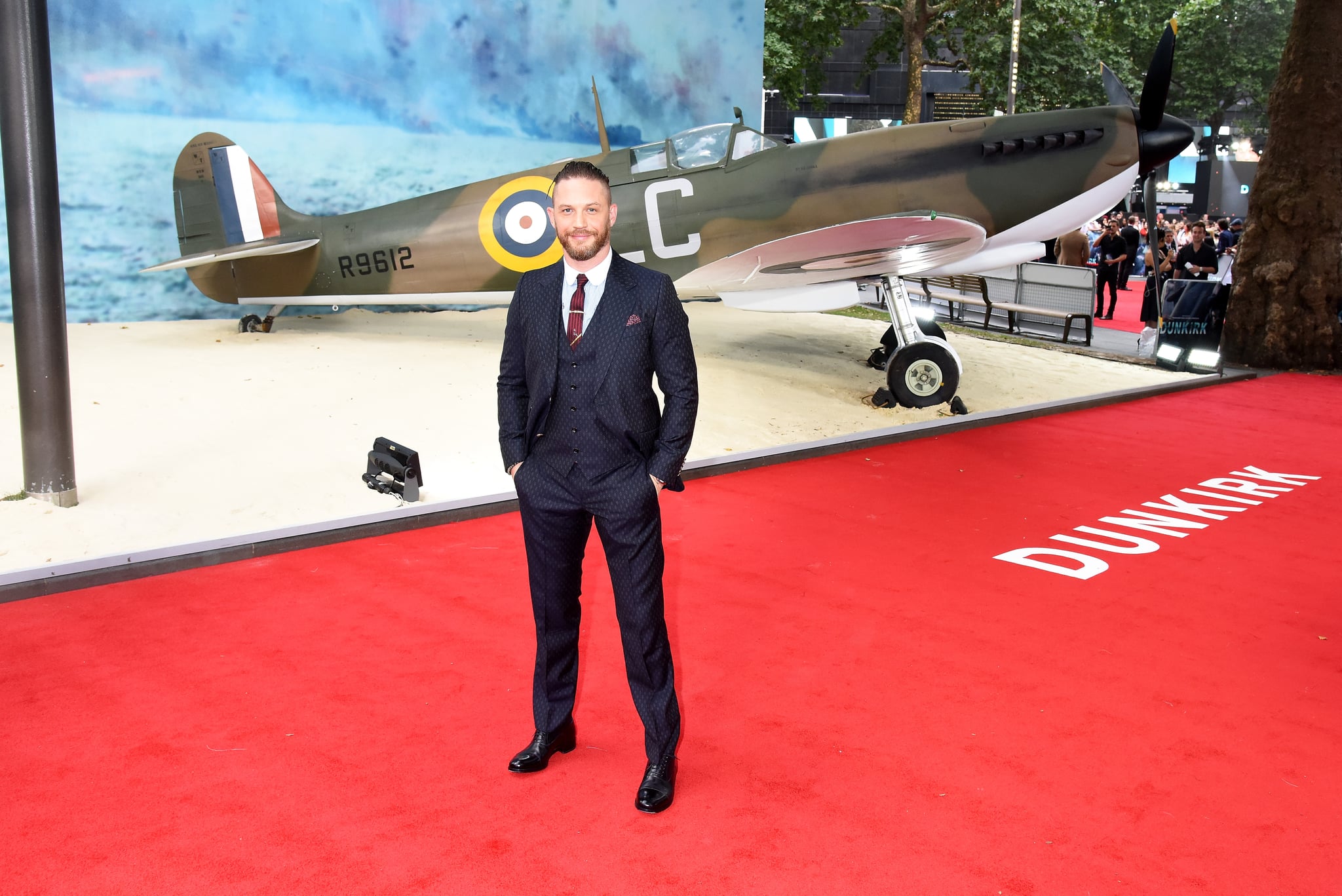 LONDON, ENGLAND - JULY 13:  Tom Hardy attends the world premiere of 