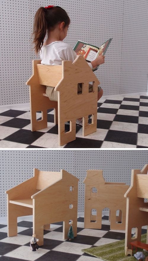 A Chair That's Also a Dollhouse