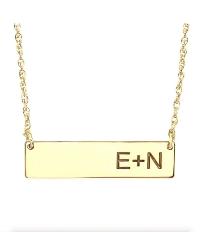 Shoptiques A & I Bar Initial Necklace