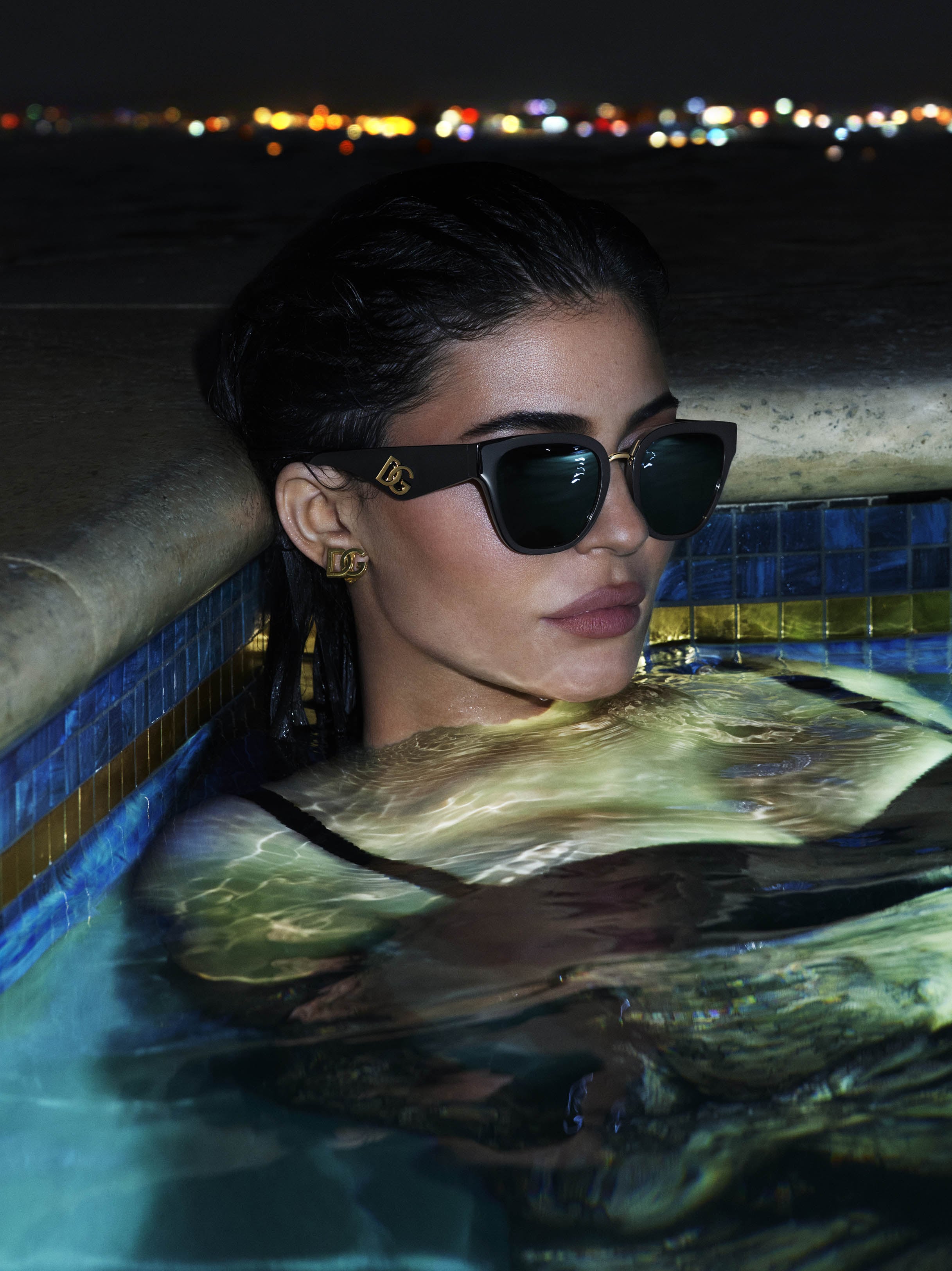 Kylie Jenner's Swimsuits Dolce & Eyewear Campaign | POPSUGAR Fashion