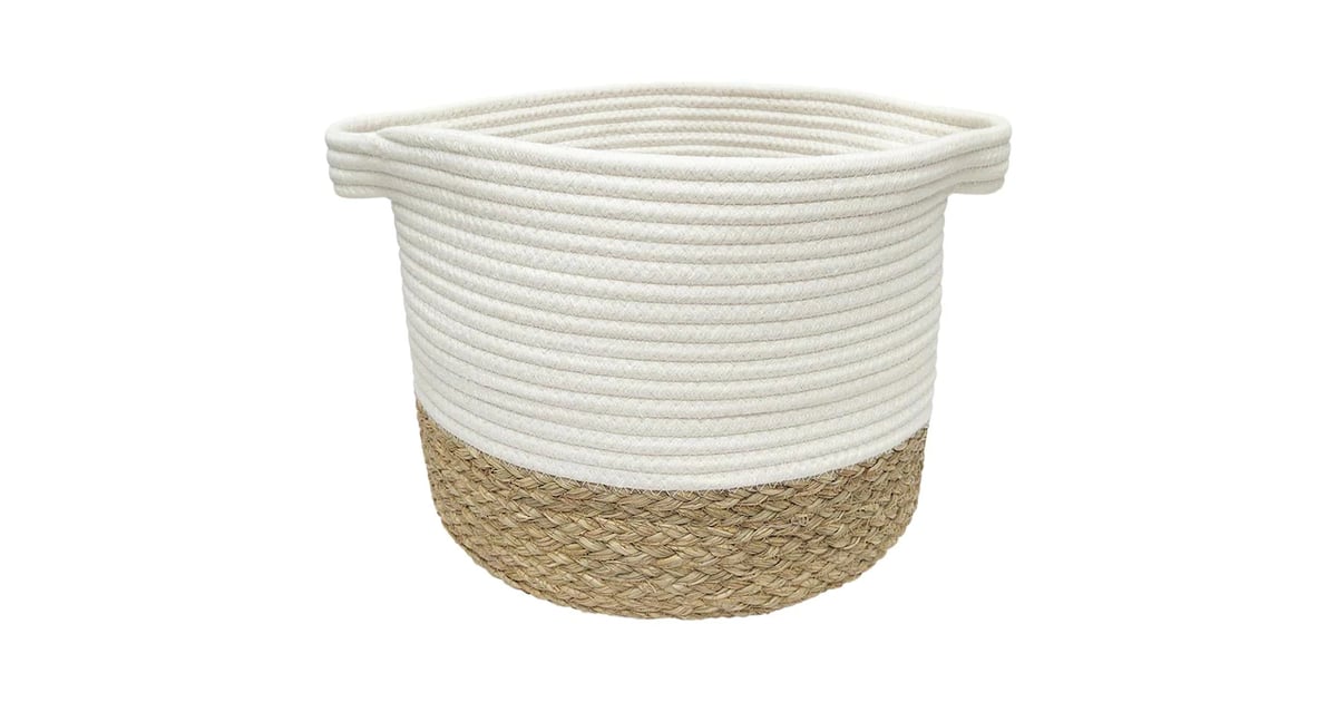 Baskets Worth Showing Off Allen + Roth Rope and Sea Grass Basket