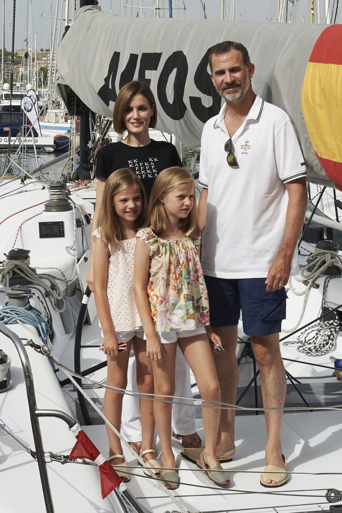 Queen Letizia and Spanish Royal Sailing Pictures