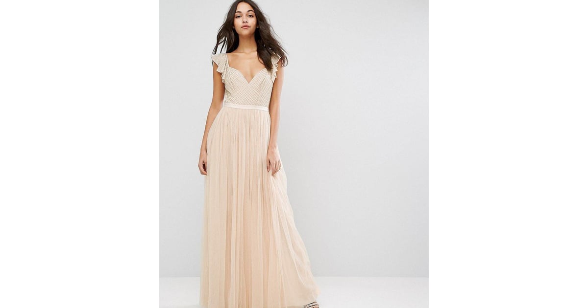 needle and thread floral swan gown