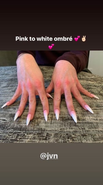 Jonathan Van Ness's Ombré French Manicure