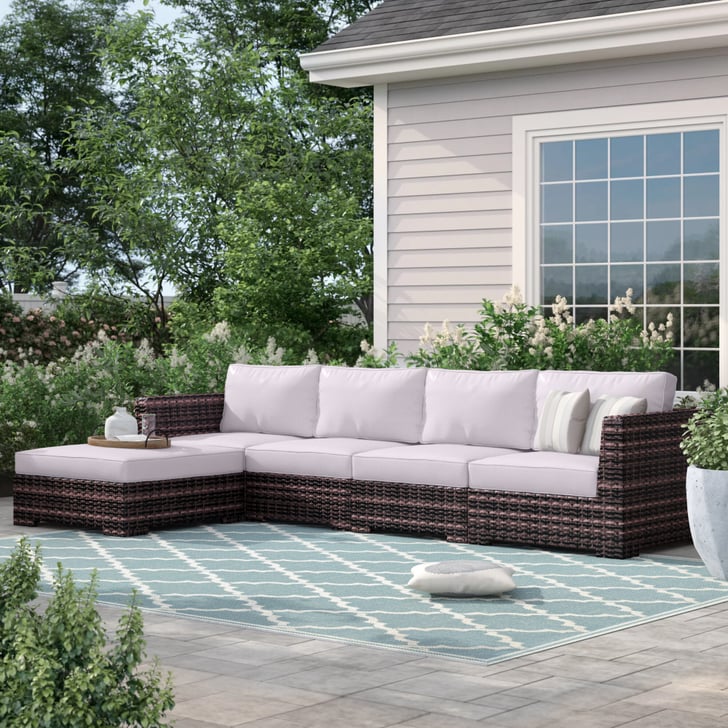 Sol 72 Outdoor Letona Resort Patio Sectional with Cushions Best