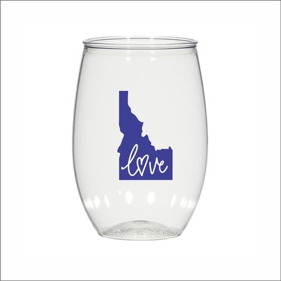 Personalized Stemless Wine Glass